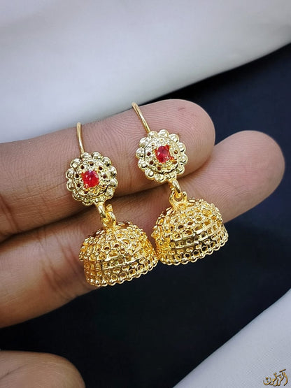 Jhumkis⚫⚪⚫ Delicate Design Fancy Zircon Set Gold Plated item 8 Different Designs Premium Quality