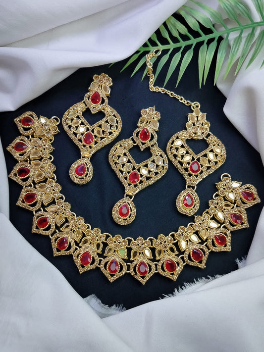 necklace set, necklace and earring set, bridal necklace, gold necklace set, gold necklace and earring set, necklace earring set, couples necklace set